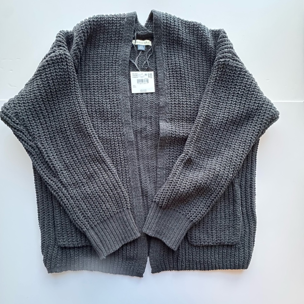 NWT American Eagle Outfitters Black Knit Women's Cardigan